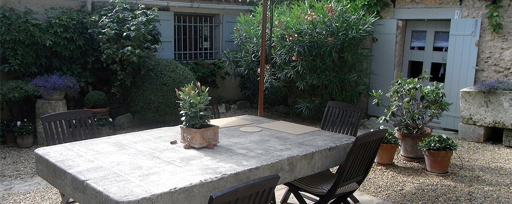 Inner Courtyard Dining Area